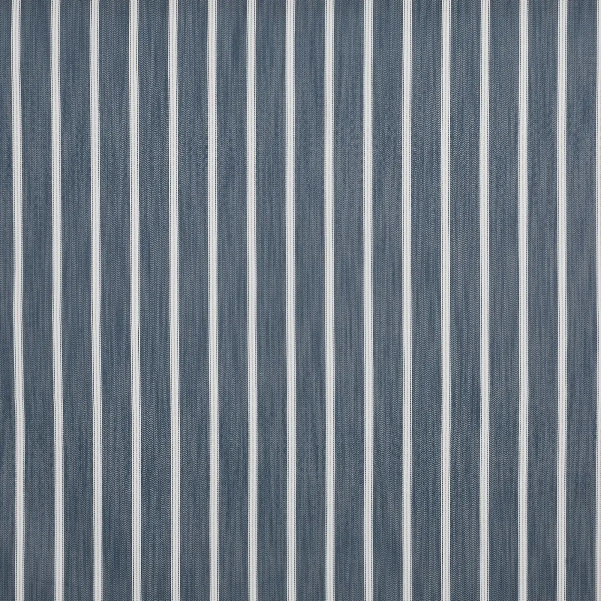 Georgia Fabric - Chambray by blue striped woven fabric from Prestigious Textiles