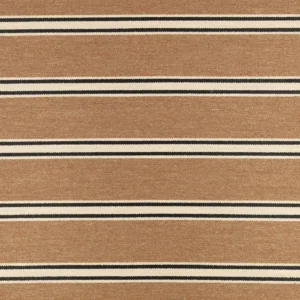 brown striped woolen fabric from Romo