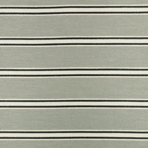 black-grey striped woolen fabric from Romo