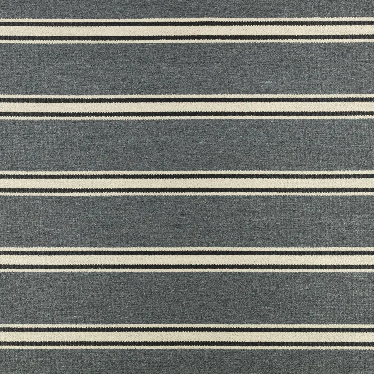 Omba Fabric - Blueberry by black-grey striped woolen fabric from Romo