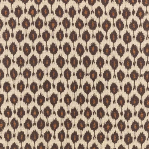 brown spotted woven fabric from Romo