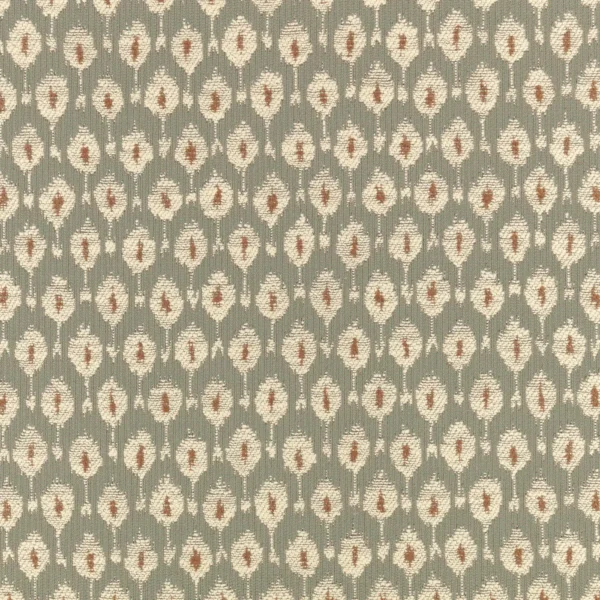 Otillo Fabric - Watermint by black-grey spotted woven fabric from Romo