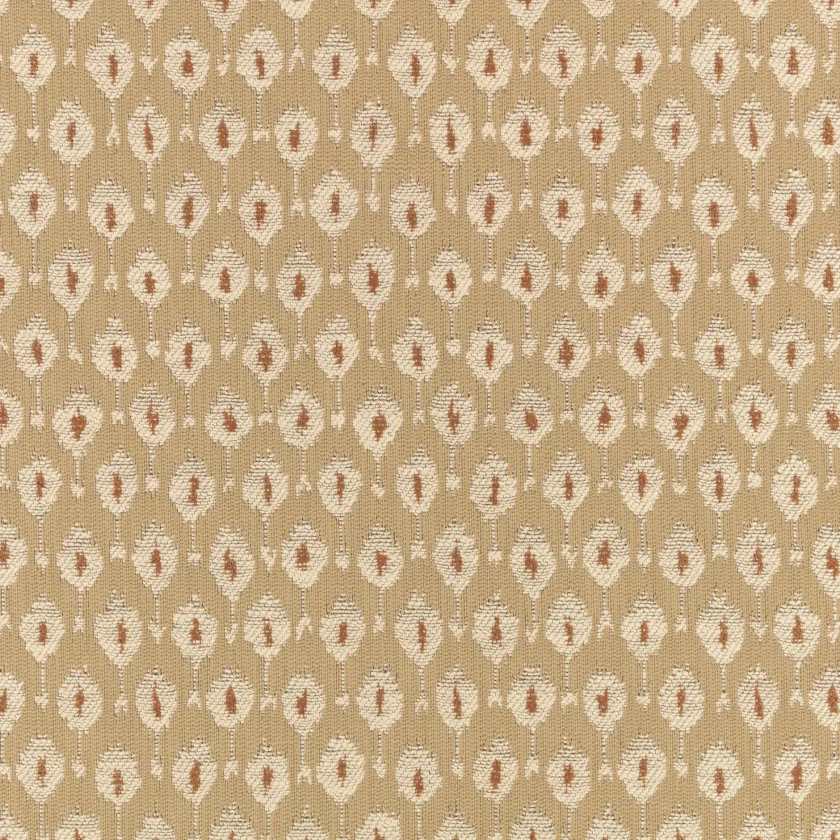Otillo Fabric - Twine by green spotted woven fabric from Romo