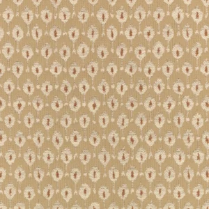 green spotted woven fabric from Romo