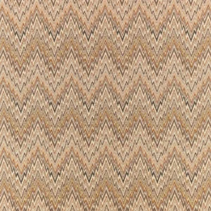 brown geometric woven fabric from Romo