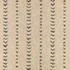 brown striped embroideried fabric from Romo