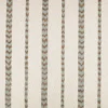 neutral striped embroideried fabric from Romo