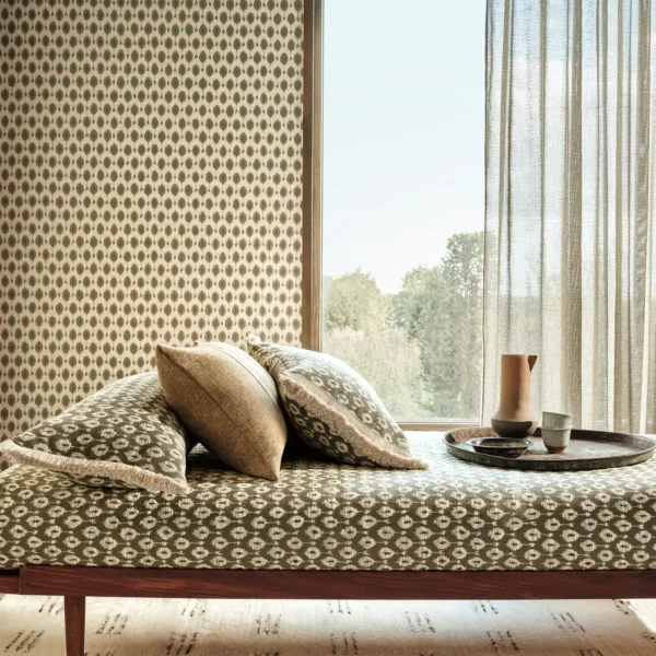 Ciro Abaca Embossed Wallpaper from Romo Otillo Wallpapers collection - neutral plain