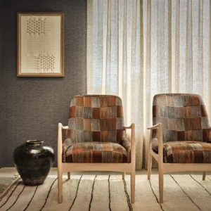 Etsu Wallpaper from Romo Otillo Wallpapers collection - brown plain