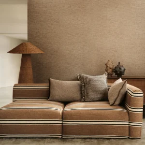 Tali Wallpaper from Romo Otillo Wallpapers collection - orange plain