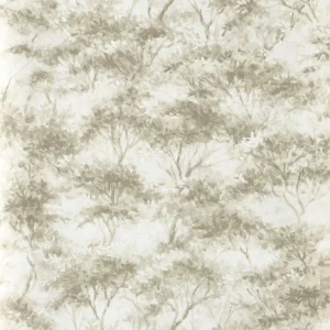 Boschetto Wallpaper from Clarke & Clarke Elements Wallpapers collection - black-grey botanical
