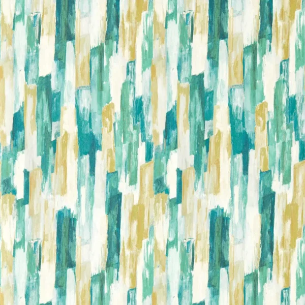Cityscape Wallpaper - Glade by Cityscape Wallpaper from Clarke & Clarke Elements Wallpapers collection - blue contemporary