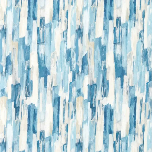 Cityscape Wallpaper - Ink by Cityscape Wallpaper from Clarke & Clarke Elements Wallpapers collection - blue contemporary