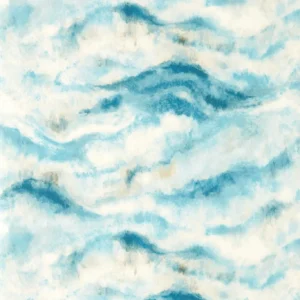 Earthscape Wallpaper from Clarke & Clarke Elements Wallpapers collection - blue contemporary