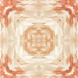 Kalia Wallpaper from Clarke & Clarke Elements Wallpapers collection - orange contemporary