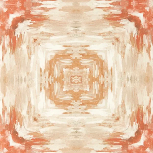 Kalia Wallpaper from Clarke & Clarke Elements Wallpapers collection - orange contemporary