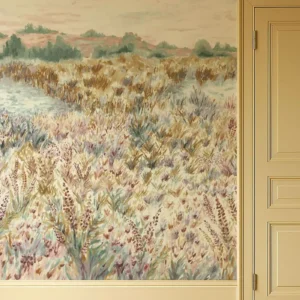 Wildbloom Wallpaper from Clarke & Clarke Elements Wallpapers collection - brown botanical