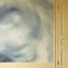 Viento Wallpaper from Clarke & Clarke Elements Wallpapers collection - blue contemporary