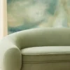 Viento Wallpaper from Clarke & Clarke Elements Wallpapers collection - green contemporary