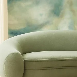 Viento Wallpaper from Clarke & Clarke Elements Wallpapers collection - green contemporary