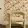 Trueno Wallpaper from Clarke & Clarke Elements Wallpapers collection - pink contemporary