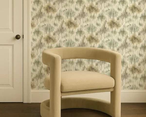 Trueno Wallpaper - Mineral by Trueno Wallpaper from Clarke & Clarke Elements Wallpapers collection - brown contemporary