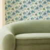 Trueno Wallpaper from Clarke & Clarke Elements Wallpapers collection - blue contemporary