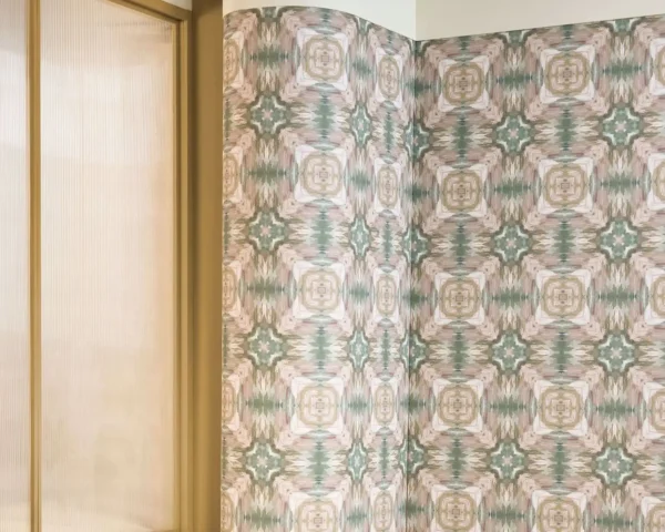 Kalia Wallpaper from Clarke & Clarke Elements Wallpapers collection - green contemporary