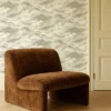 Earthscape Wallpaper from Clarke & Clarke Elements Wallpapers collection - black-grey contemporary