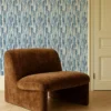 Cityscape Wallpaper from Clarke & Clarke Elements Wallpapers collection - blue contemporary