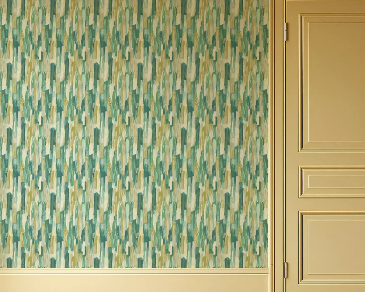 Cityscape Wallpaper from Clarke & Clarke Elements Wallpapers collection - blue contemporary