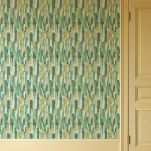Cityscape Wallpaper from Clarke & Clarke Elements Wallpapers collection - blue contemporary