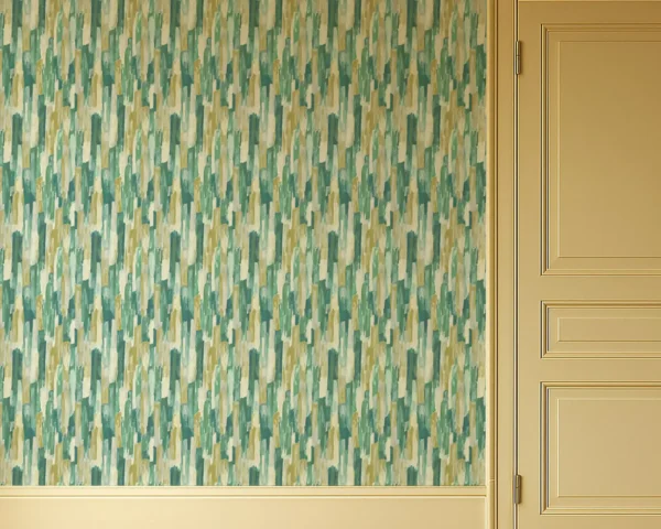 Cityscape Wallpaper - Glade by Cityscape Wallpaper from Clarke & Clarke Elements Wallpapers collection - blue contemporary