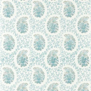 Paisley Fabric from Harlequin Zamora Wallpapers collection - blue spotted