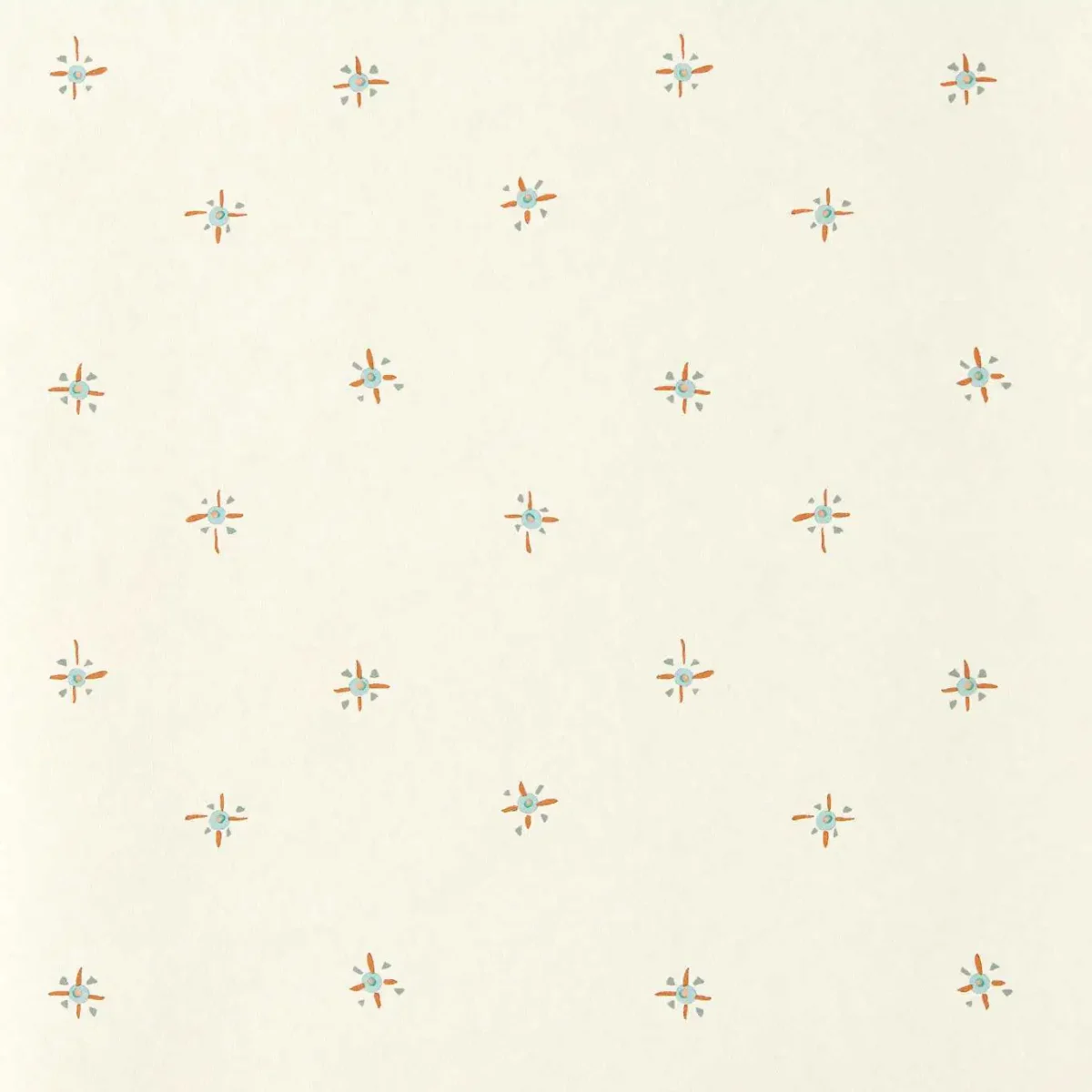 Tidam Wallpaper - Terracotta by Tidam Fabric from Harlequin Zamora Wallpapers collection - blue spotted