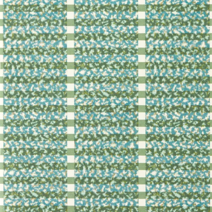 Toluca Wallpaper - Moss /  Turquoise – Moss / Turquoise swatch
