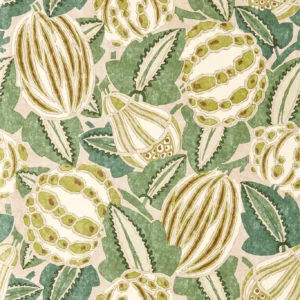 Zenith Fabric from Harlequin Zamora Wallpapers collection - green botanical