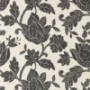 Zamora Fabric from Harlequin Zamora Wallpapers collection - black-grey botanical