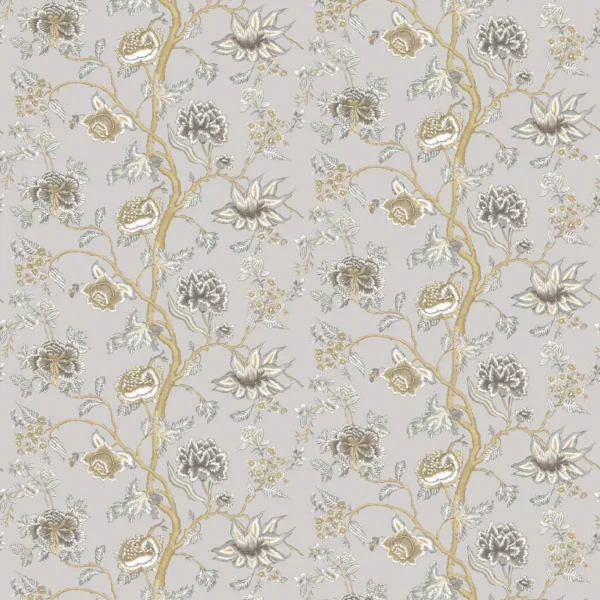 Indienne Fabric from Harlequin Zamora Wallpapers collection - purple botanical