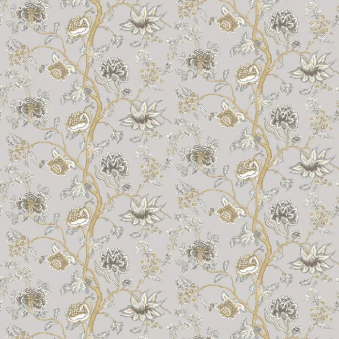 Indienne Wallpaper - Dove / Nectar swatch