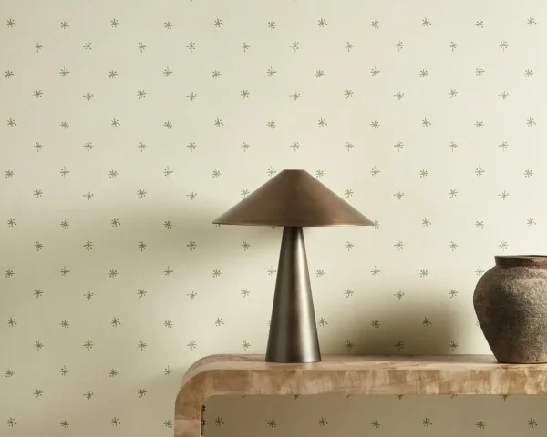Tidam Wallpaper - Pine by Tidam Fabric from Harlequin Zamora Wallpapers collection - green spotted