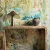Saltillo Fabric from Harlequin Zamora Wallpapers collection - multicolour contemporary
