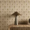 Paisley Fabric from Harlequin Zamora Wallpapers collection - pink spotted