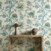 Indienne Fabric from Harlequin Zamora Wallpapers collection - blue botanical