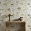Indienne Fabric from Harlequin Zamora Wallpapers collection - purple botanical
