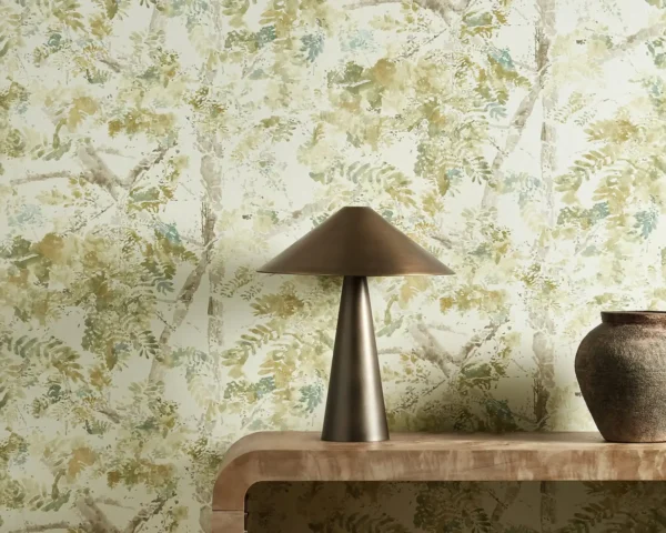 Ceiba Fabric from Harlequin Zamora Wallpapers collection - yellow botanical