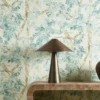 Ceiba Fabric from Harlequin Zamora Wallpapers collection - blue botanical