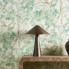 Ceiba Fabric from Harlequin Zamora Wallpapers collection - green botanical