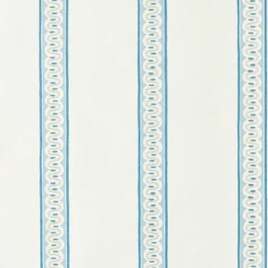 Fondant Stripe Wallpaper from Scion Pomona Wallpapers collection - blue striped