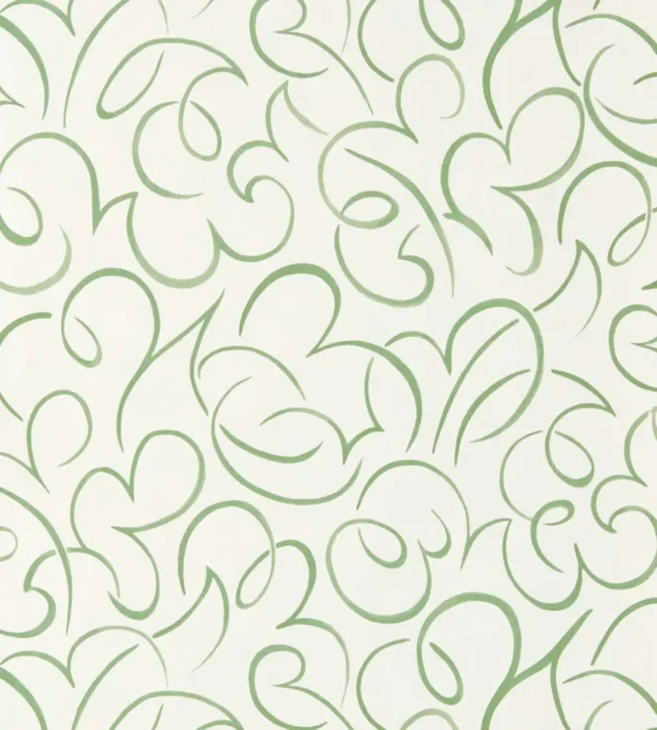 Flo Swirl Wallpaper from Scion Pomona Wallpapers collection - green contemporary
